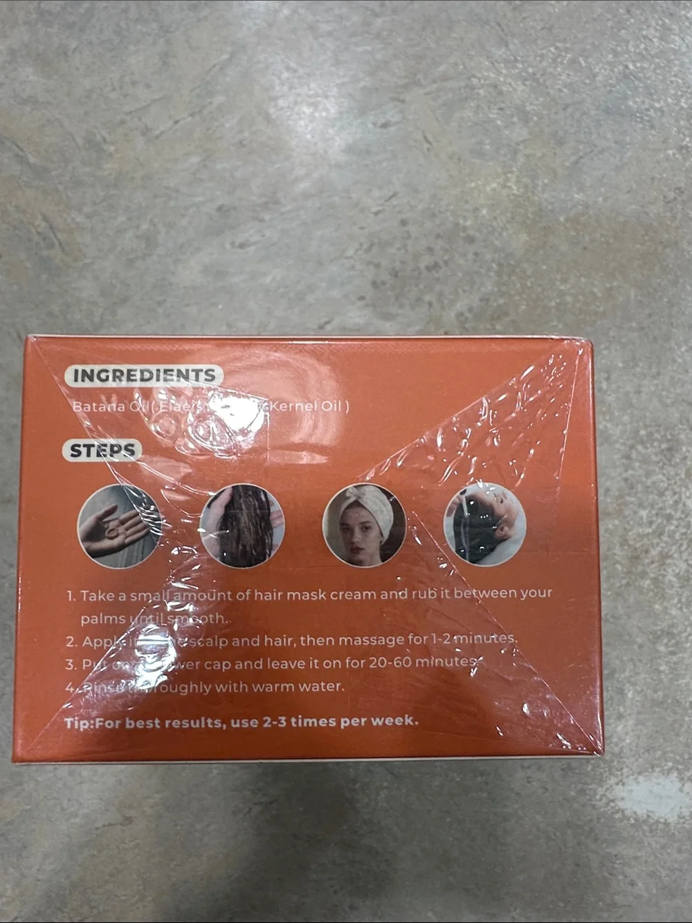 Batana Oil Hair Treatment — Orange Moisturizing Formula